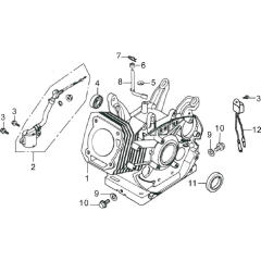 Crankcase Assembly for Loncin