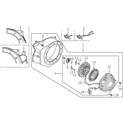Starter Sub Assembly for Loncin