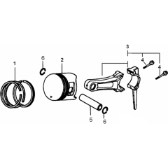 Piston, Connecting Rod Assembly