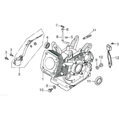 Crankcase Assembly for Loncin
