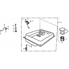 Fuel Tank Assembly for Loncin