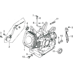 Crankcase Assembly for Loncin