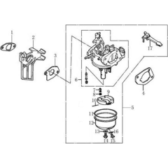 Carburettor Assembly for Loncin Pump