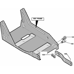 Chassis Frame for Husqvarna LE359