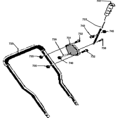 Handle & Controls for LE359 Edger