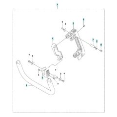 Handle Assembly for Husqvarna