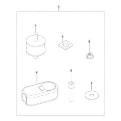 Shock Absorber for Husqvarna LF 130 LT