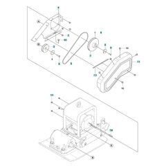 Belt Guard for Husqvarna LF 160