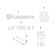 Decals for Husqvarna LF 160