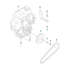 Engine Assembly for Husqvarna