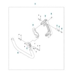 Handle Assembly for Husqvarna