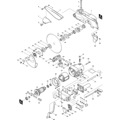 Makita LH1040F Mitre Saw Assembly