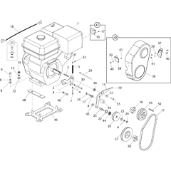 Manual Drive Kit for Belle Trowels