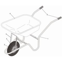 Main Assembly for Wheelbarrow