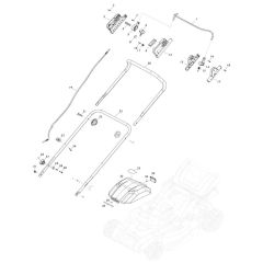 Handle Assembly for Makita LM002J