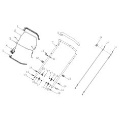 Handle Assembly for Harry Mower