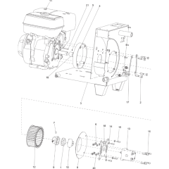 Engine and Pump Assembly