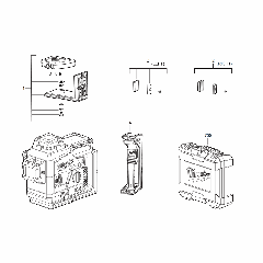 Milwaukee M123PL Laser Assembly
