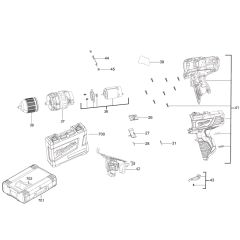 Milwaukee M12BPD Assembly