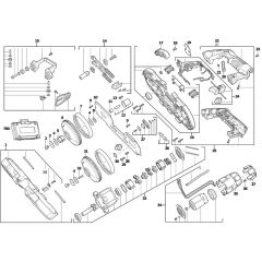 Milwaukee M12BS Bandsaw Assembly