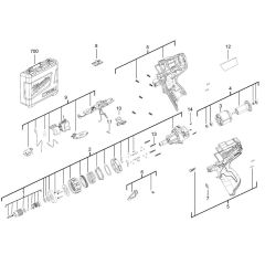 Milwaukee M12CD Assembly