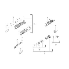 Milwaukee M12FTB Tyre Buffer Assembly