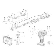 Milwaukee M18BIW38 Assembly