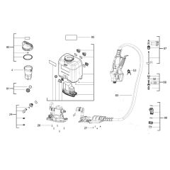 Milwaukee M18 BPFP-CST Assembly