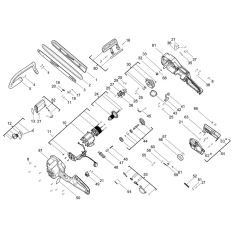 Milwaukee M18FCHS Chainsaw Assembly