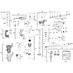 Milwaukee M18FHM Drill Assembly