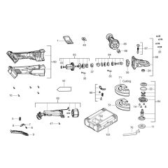 Milwaukee Grinder Assembly