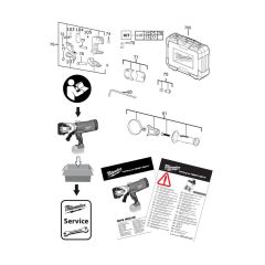 Milwaukee M18HCC45 Assembly