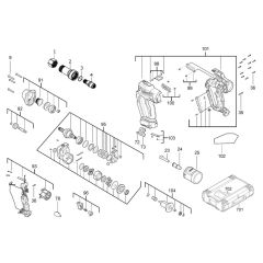 Milwaukee M18ONEFLT Assembly