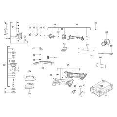 Milwaukee M18 Grinder Assembly