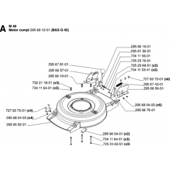Chassis & Frame for Husqvarna M48