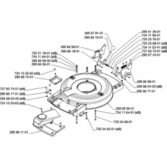 Chassis & Frame for Husqvarna M53 S