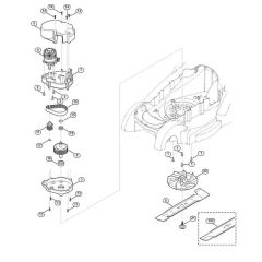 Engine, Blade Assembly for Mowers