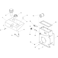 Tank Assembly for Belle Major 20-160X