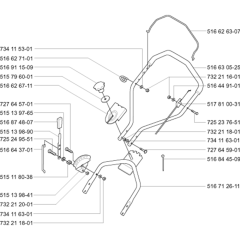 Handle and Controls for Husqvarna Mower