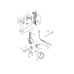 Handle & Throttle Lever for ECHO