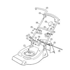 Handle for Viking MB 140