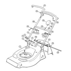 Handle for Viking MB 160