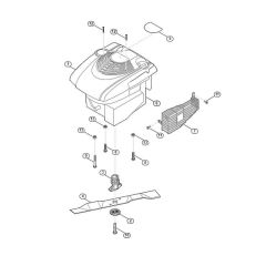 Engine and Blade for Viking MB 2.0 RC