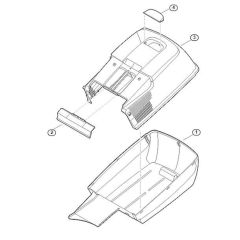 Grass Catcher Bag for Viking MB 248.4