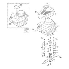 Engine and Blade for Viking Mowers