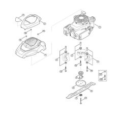 Engine and Blade for Viking MB 4.0