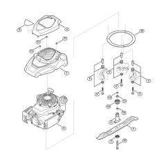 Engine and Blade for Viking MB 4.0 RV