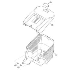 Grass Catcher Bag for Viking MB 443.1