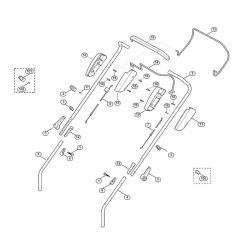 Handle for Viking MB 443.1 T