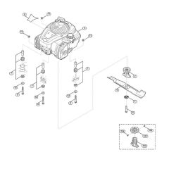 Engine and Blade for Viking MB 443.1 T